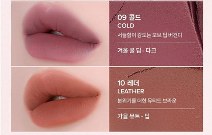 [hince] Nu Blur Tint Soft Velvet Blur Finish Set (10 Colors + Lip Changer)