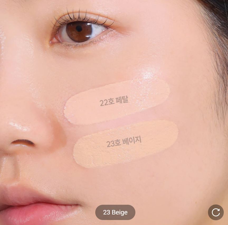 [espoir] Be Natural Cushion Set + Refill | Sheer Glow Vegan Formula SPF50+ PA++++
