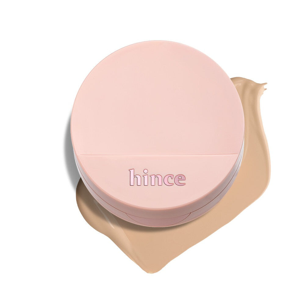 [hince] Cover Master Pink Cushion Soft Smooth Finish Set (11g + Refill + Hair Pins + Comb Keyring)