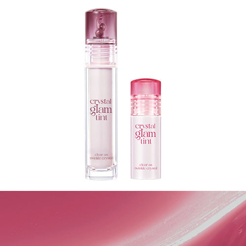 [CLIO] Crystal Glam Tint Cherry Series 3.4g | Glossy Translucent Lip Tint