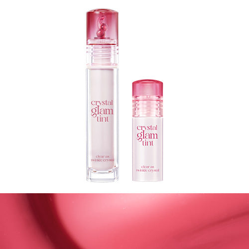 [CLIO] Crystal Glam Tint Cherry Series 3.4g | Glossy Translucent Lip Tint