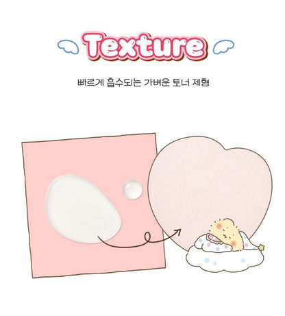 [SKINFOOD] Toner Pad Double Set Soft Comfort Finish 3 Types + Pouch