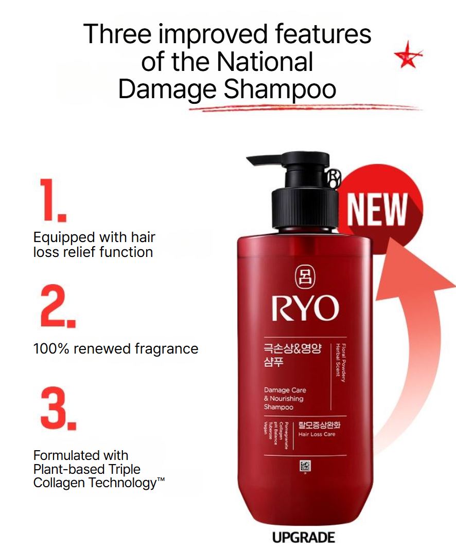 [Ryo] Hair Strengthen & Volume Conditioner Soft Volumizing Finish 480ml