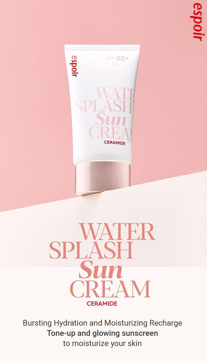 [espoir] Water Splash Sun Cream Ceramide SPF50+ PA++++ | 60มล.