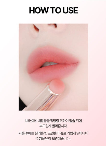 [Holika Holika] Blurry Silicone Lip Brush – Soft Blending Tip – Portable Design