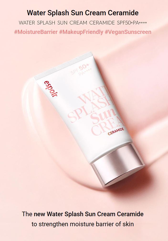 [espoir] Water Splash Sun Cream Ceramide SPF50+ PA++++ | 60มล.