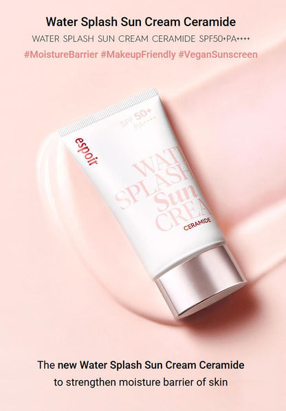 [espoir] Water Splash Sun Cream Ceramide SPF50+ PA++++ | 60มล.