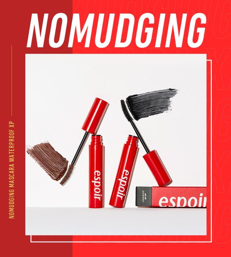 [espoir] Nomudging Waterproof Vegan Mascara XP | มาสคาร่าสูตรกันน้ำ มอบลอนสวย ไม่เลอะ | 9 กรัม