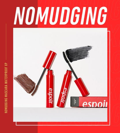 [espoir] Nomudging Waterproof Vegan Mascara XP | มาสคาร่าสูตรกันน้ำ มอบลอนสวย ไม่เลอะ | 9 กรัม