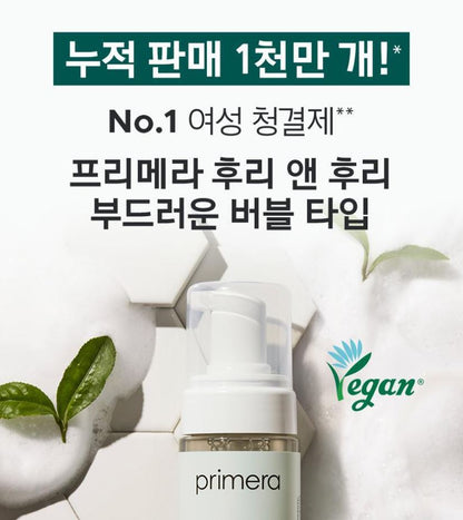 [primera] Free & Free Soft Foam Intimate Cleanser Mild pH 4.5 Set 150ml + 150ml Refill