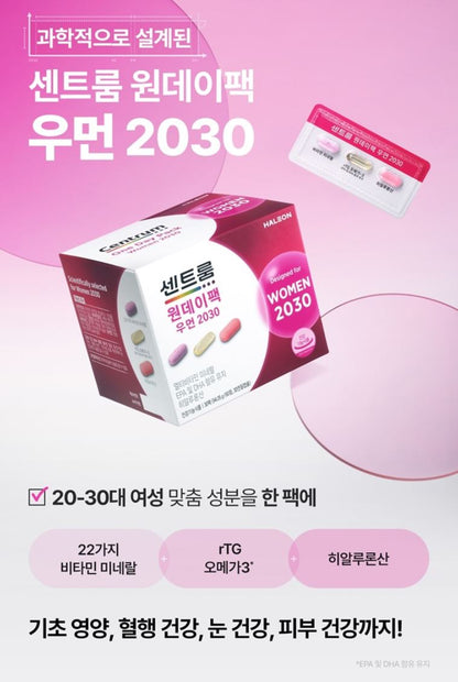 [Centrum] Women's Daily Capsule Pack with Smooth Soft-Gel Texture – 14 Packs + Tin Case