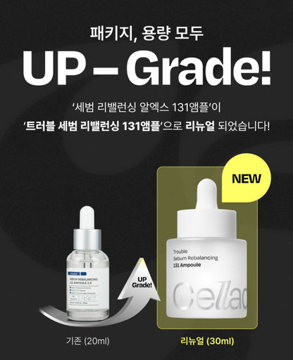 [Celladix] rouble Sebum Rebalancing 131 Ampoule Lightweight Fresh Finish 30ml