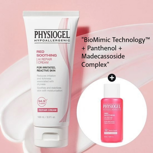 [Physiogel] Red Soothing AI Repair Cream 100ml + Repair Essence 50ml Set | Sensitive Skin Care