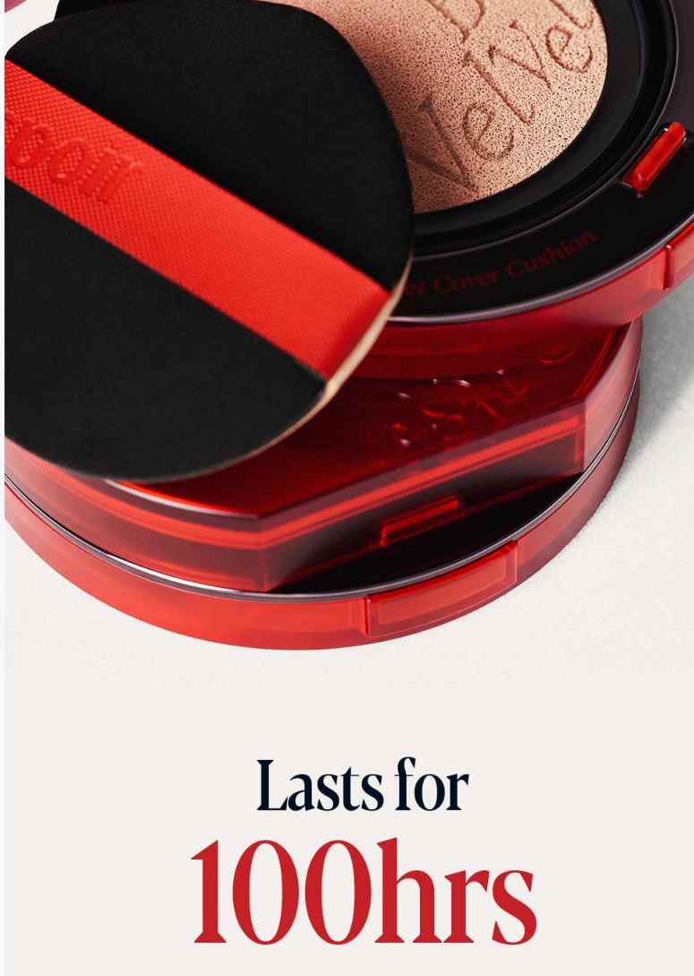 [espoir] Be Velvet Cover Cushion Set with Refill – Soft-Matte Longwear Foundation Cushion from Korea | GlowLab