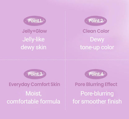 [espoir] Dew Like Jello Tone Up Cushion – Dewy Vegan Glow Finish 15g | GlowLab