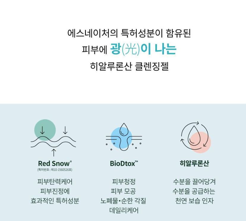 [S.NATURE] Blanche Gentle Gel Cleanser Soft Radiant Finish 260 ml