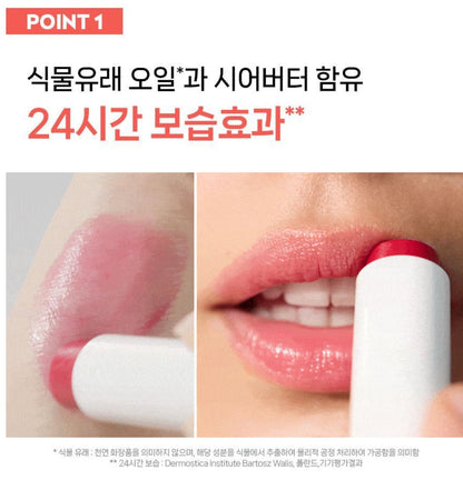 [NIVEA] Fruity Shine Lip Balm – Soft Tinted Finish, Cherry – 4.8g x 2