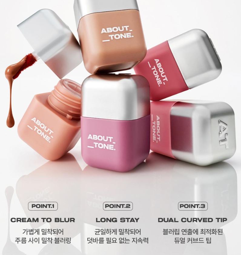 [ABOUT TONE] Blur Fit Tint Mini Soft Matte Finish 2.3g | 6 Colors