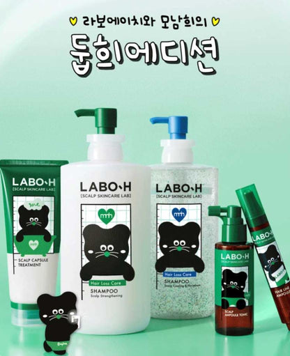 [LABO-H] Cooling & Fresh Finish Shampoo Refreshing Clean Feel Set | 750ml + 100ml