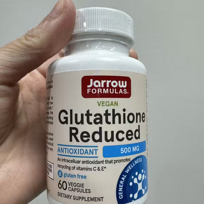[Jarrow Formulas] Reduced Glutathione 500mg | Dietary Supplement for Daily Wellness | 60 / 120 / 150 Veggie Capsules