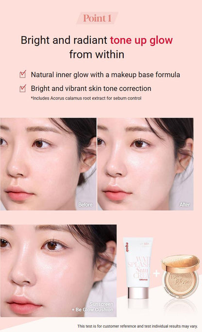 [espoir] Water Splash Sun Cream Ceramide SPF50+ PA++++ | 60มล.