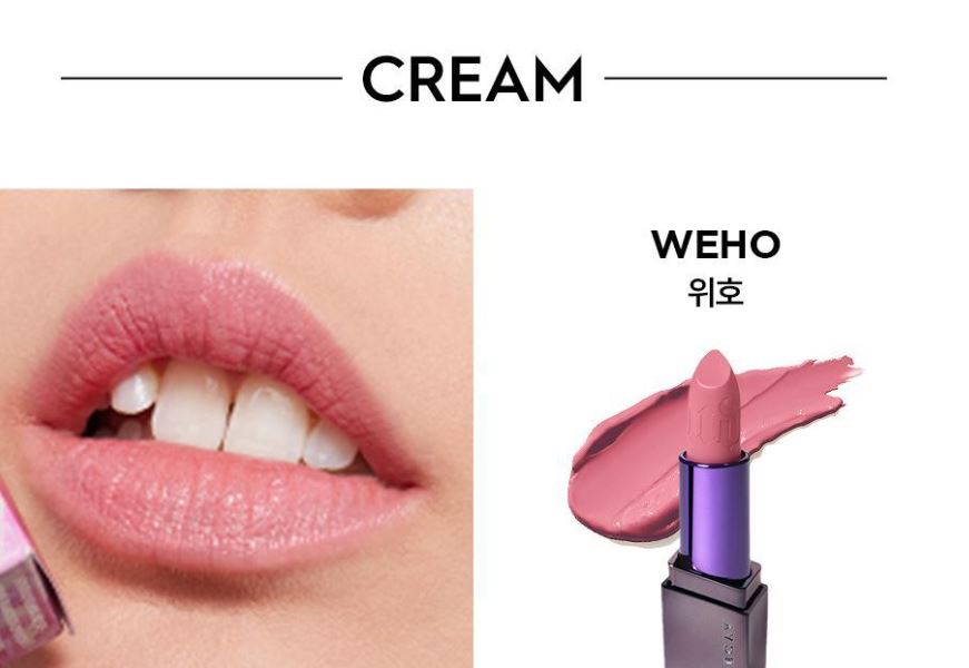 [URBAN DECAY] Vice Lipstick Custom Shade Cream, Matte or Shine Finish 1 pc