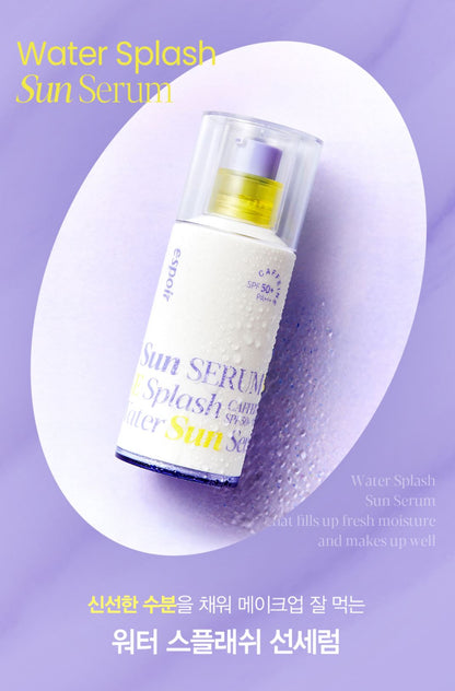 [espoir] Water Splash Sun Serum SPF 50+ PA+++ | Hydrating Vegan Sun Serum 50mL + 10mL Set