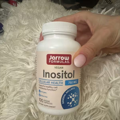 [Jarrow Formulas] Vegan Inositol 750mg | Dietary Supplement for Daily Wellness | 100 Veggie Capsules