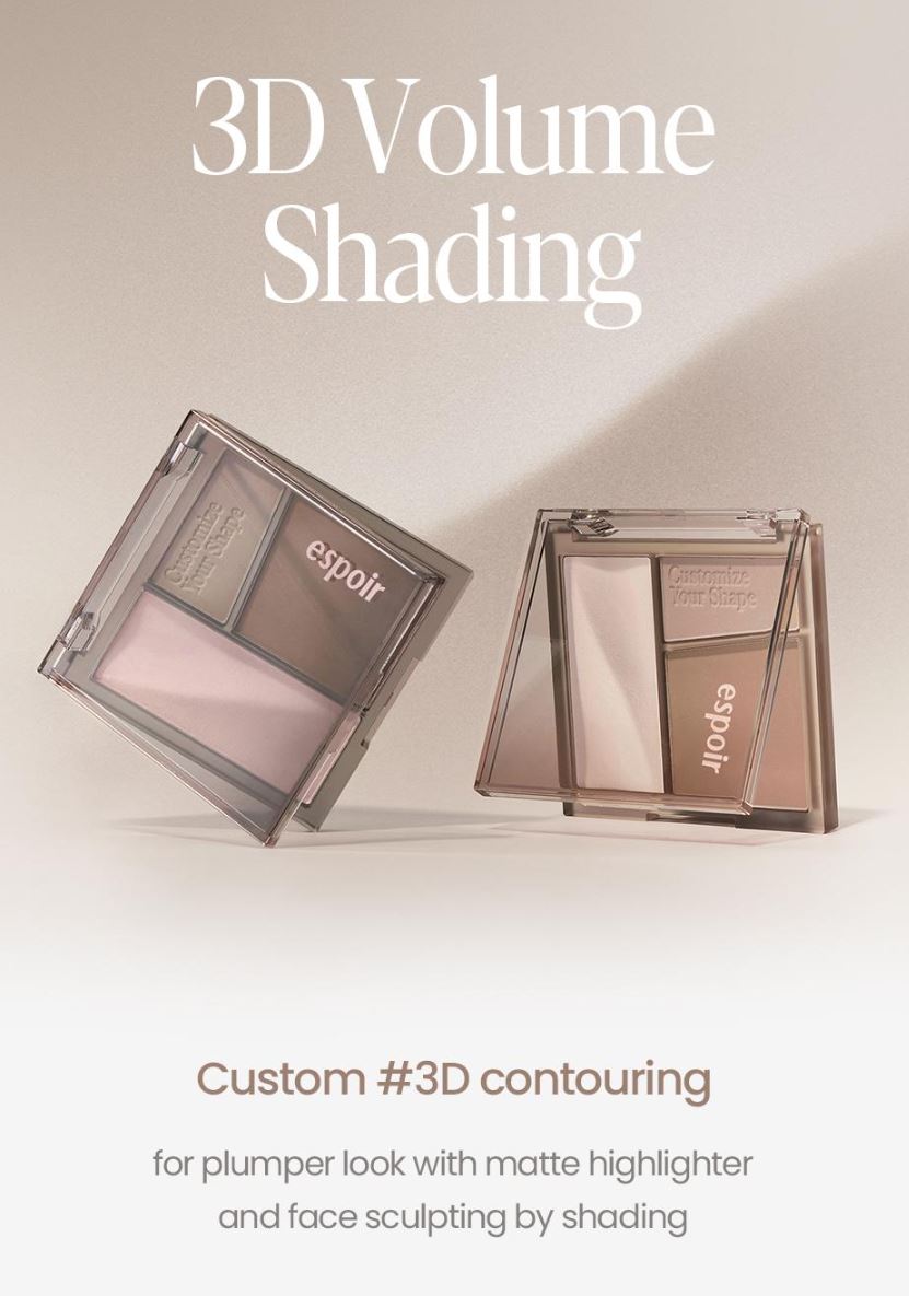 [espoir] Tone Pairing Contour Palette – Soft Matte Sculpting Duo | 9g