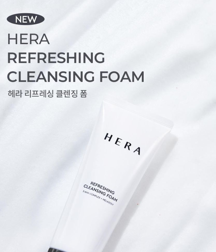 [HERA] Refreshing Cleansing Foam Soft Lather Facial Cleanser 160g