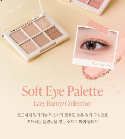 [GIVERNY] Soft Eye Palette Lazy Bunny Collection 5g (3 Colors)