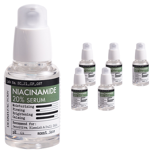 Derma Factory Niacinamide 20% Serum | 30ml × 6 Bottles