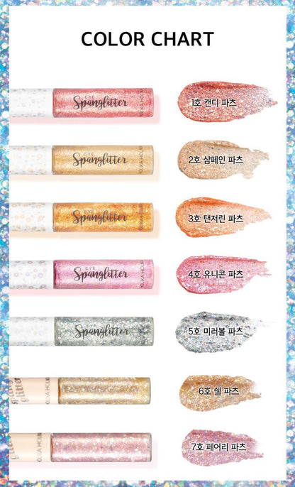 [Holika Holika] Liquid Eye Glitter with Sparkling Spangle Shimmer – Eye Spangle Glitter 3.5g
