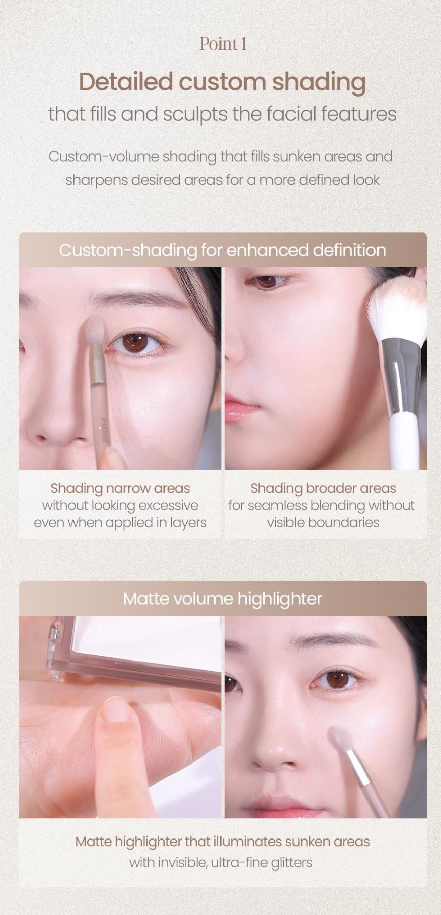 [espoir] Tone Pairing Contour Palette – Soft Matte Sculpting Duo | 9g