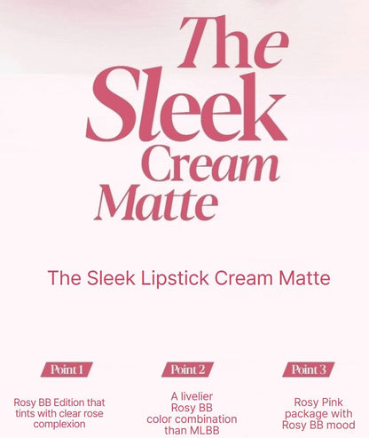 [espoir] The Sleek Cream Matte Lipstick – Soft Cream Matte Finish | 0.9g