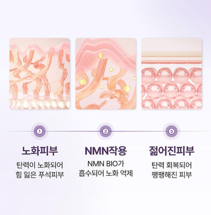 [numbuzin] No.9 NMN BIO Essence Smooth Firm-Look Glow Finish 50 ml by Olive Young