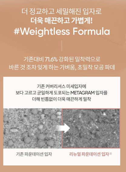 [BANILA CO.] Covericious Power Fit Foundation Smooth Lightweight Finish 30ml 8 Shades