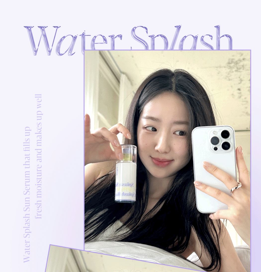 [espoir] Water Splash Sun Serum SPF 50+ PA+++ | Hydrating Vegan Sun Serum 50mL + 10mL Set