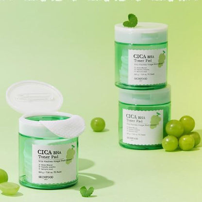 [SKINFOOD] Toner Pad Recipe Collection Hydrating & Radiant Finish 60–70 Pads