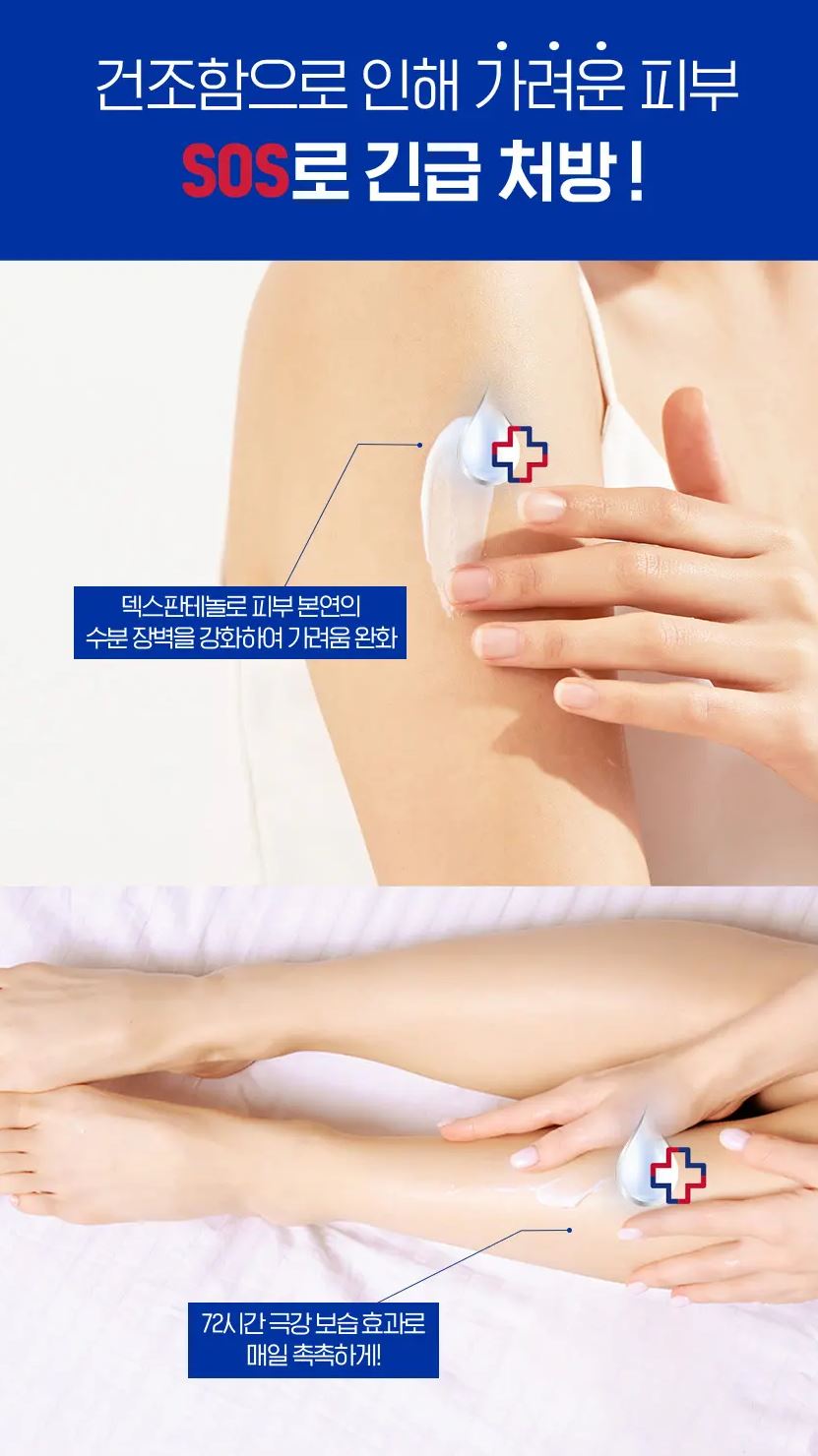 [NIVEA] SOS Care Body Lotion – Soft Hydrating Finish – 400ml x 2