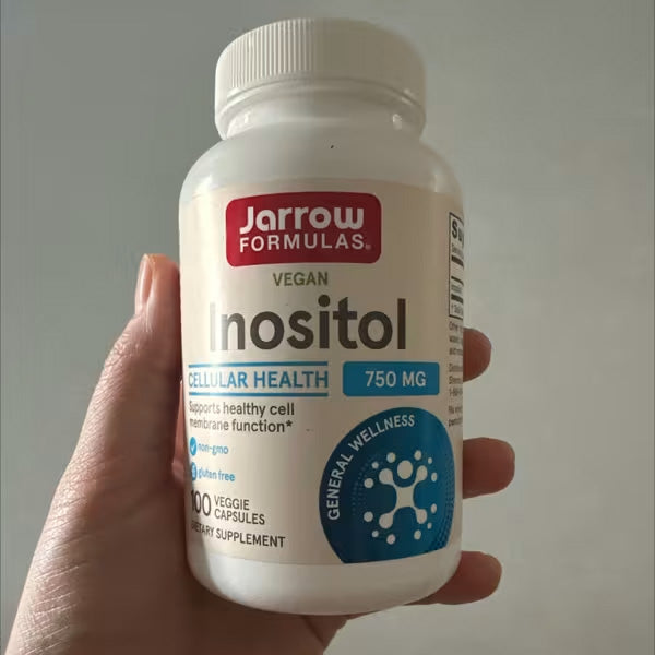 [Jarrow Formulas] Vegan Inositol 750mg | Dietary Supplement for Daily Wellness | 100 Veggie Capsules