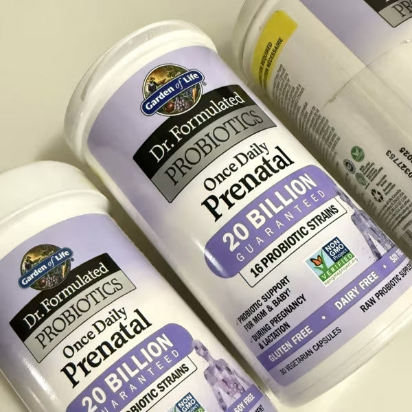 [Garden of Life] Dr. Formulated Probiotics Once Daily Prenatal – 20 Billion CFU, 16 Strains | 30 Vegetarian Capsules