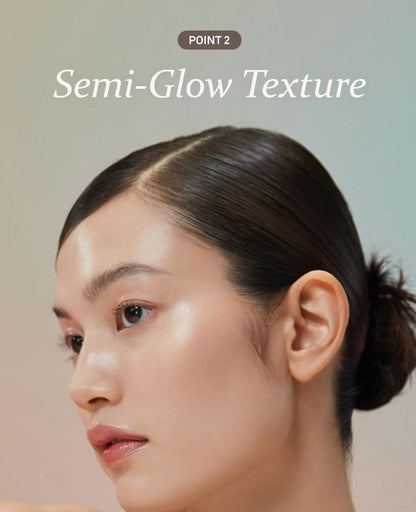 [hince] Second Skin Glow Cushion Radiant Semi-Glow Finish Set 2 Count