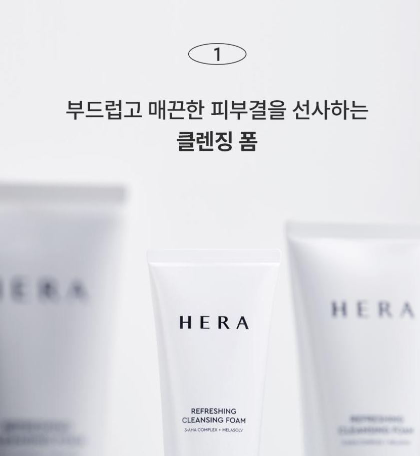 [HERA] Refreshing Cleansing Foam Soft Lather Facial Cleanser 160g