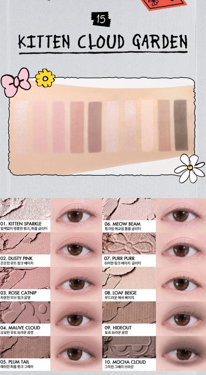 [rom&nd] Better Than Palette Gift Set – Soft Nude & Bloom Shades + Mini 4-Pan Palette