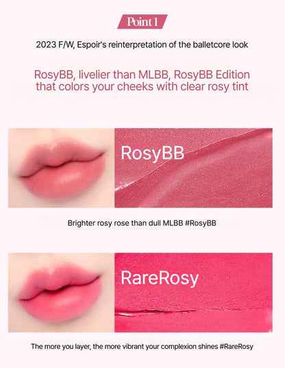 [espoir] The Sleek Cream Matte Lipstick – Soft Cream Matte Finish | 0.9g