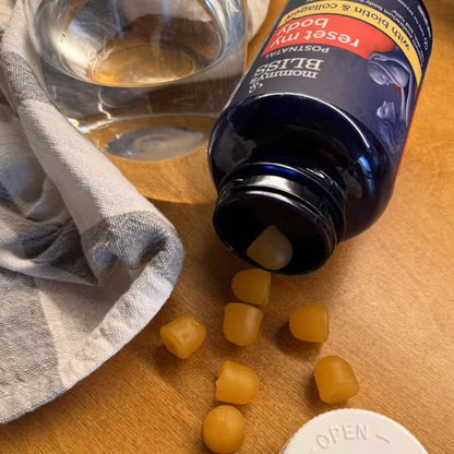 [Mommy’s Bliss] Postnatal Biotin & Collagen Gummies | 60 Gummies | Natural Lemon Flavor