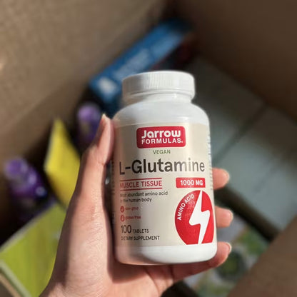 [Jarrow Formulas] L-Glutamine 1000mg | Dietary Supplement for Daily Wellness | 100 Tablets