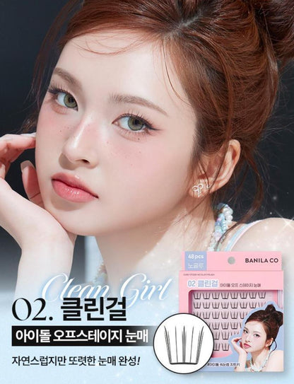 [BANILA CO.] Curly Studio No Glue Eyelashes Lightweight Natural Curl 48 pcs