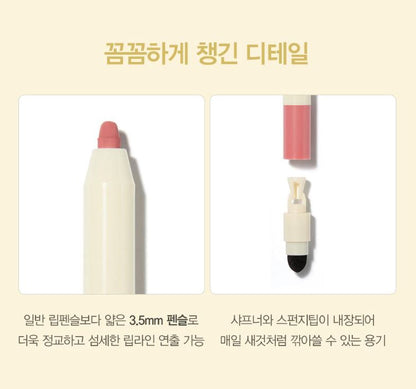 [espoir] Plumpies Overlip Pencil Soft Shading Lip Liner | 0.4g